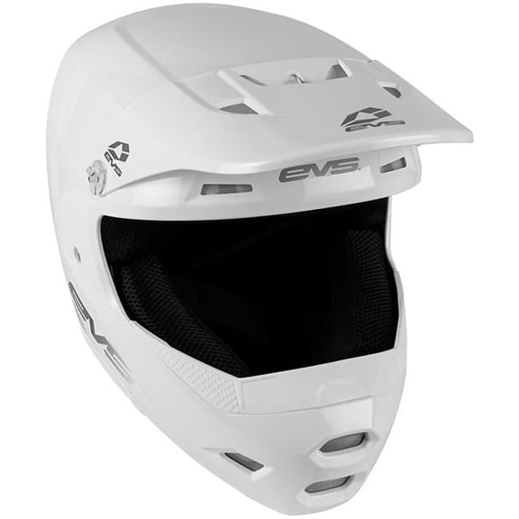 EVS T3 Helmet Replacement Visor/Peak White