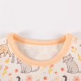 thumbnail image 6 of WIBACKER 2-7 Years Toddler and Little Girls' Long Sleeve Pajamas Set Cotton Top and Pants 2 Piece Sleepwear Pjs - Cat, 6 of 11