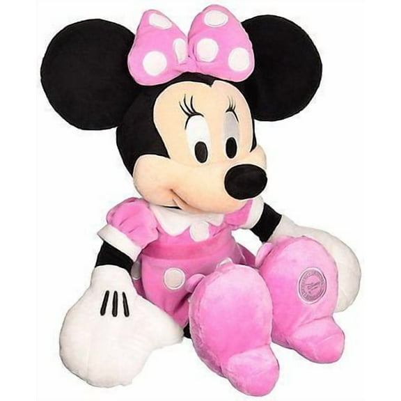 New Disney 8" Minnie Mouse in Pink Dress Plush