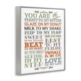 thumbnail image 3 of Stupell Industries Contemporary You Are Peanut To My Butter Typography Art Gray Framed Giclee Art, 11 x 14, by Irina Urteaga, 3 of 7
