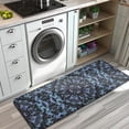 thumbnail image 3 of Blue Abstract Pattern Kitchen Rug Mat,Kitchen Runner Rugs Non Skid Washable,Decorative Kitchen Floor Mats for Kitchen,Sink,Laundry,17"x47.2", 3 of 7