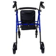 thumbnail image 4 of ProBasics RLAA8BL Probasics Height Adjustable Rollator with 8 in. Wheels, Blue, 4 of 6