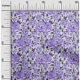 thumbnail image 2 of oneOone Cotton Cambric Medium Purple Fabric Florals Diy Clothing Quilting Fabric Print Fabric By Yard 56 Inch Wide, 2 of 5