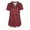 Red, variant on Nursing Tops for Breastfeeding Women's V Neck Short Sleeve Casual Maternity Clothes Summer Breastfeeding Shirts Pregnancy Clothes for Women