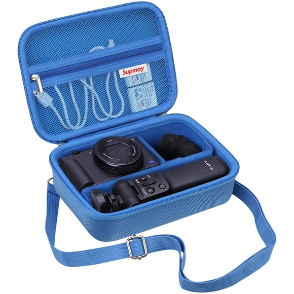 Estuche para Cámara Supmay para Sony ZV-1F ZV-1 II Azul