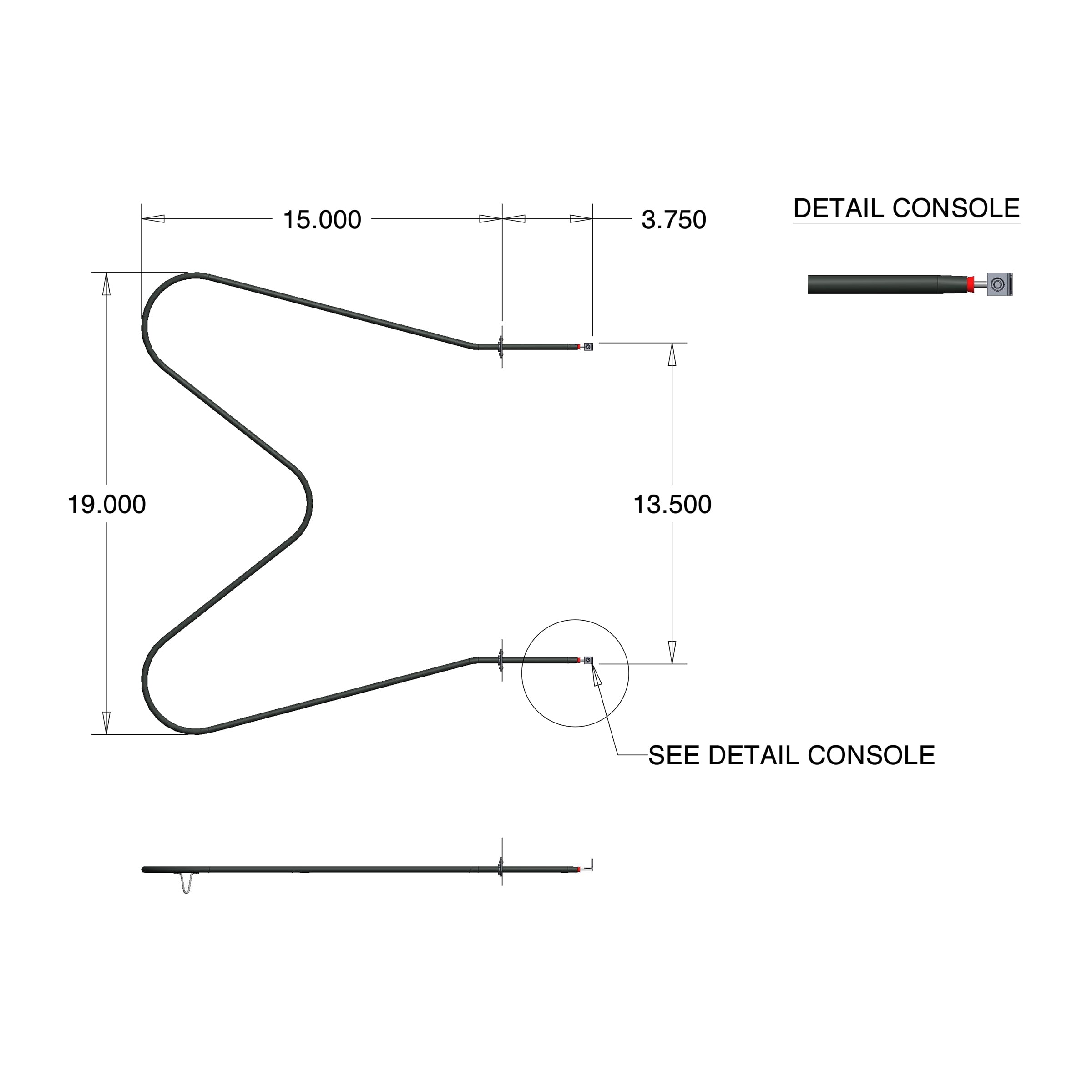 Range Kleen 7535 Replacement Bake Element, Fits Electrolux, Frigidaire, Gibson, Kelvinator, Westinghouse