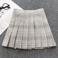 thumbnail image 3 of SILVERCELL Pleated Plaid Mini Skirt for Girls Casual Tennis A Line Classic Skirt 2-12 Years, 3 of 5