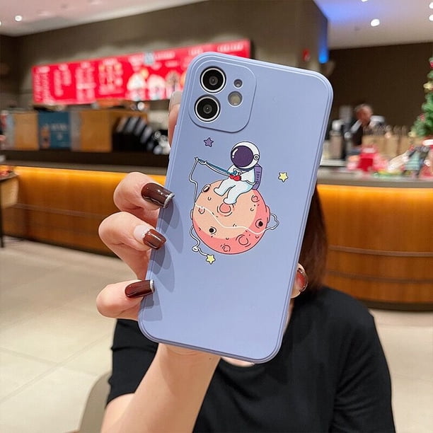 Funda de teléfono a la moda para iphone 14 13 11 pro max 12 mini xs max x xr 7 8 6s plus se 2020 funda trasera de silicona a prueba de golpes estilo lindo Tan Jianjun unisex