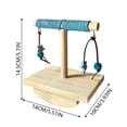thumbnail image 3 of Interactive Parrot Toy for Conure Budgies Lovebirds Enrichment Training Activity Home Accessory, 3 of 3