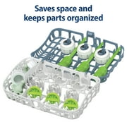 Dr. Browns Dishwasher Basket for Small Baby Bottle Parts, Pacifiers, Accessories, Blue, 1-Pack