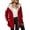 Red, variant on Women's Lightweight Coat Windbreaker Zip Up Long Sleeve Jacket Outdoor Raincoat with Hood