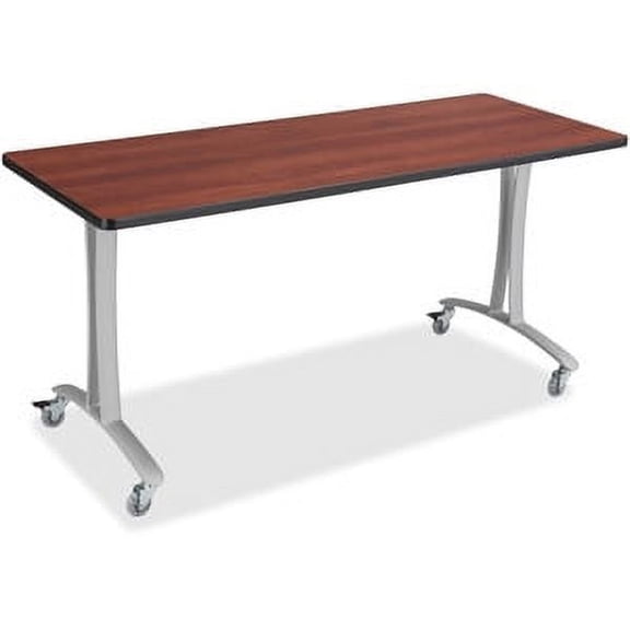 Safco Rumba Training Table T-leg Base with Casters