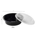 thumbnail image 2 of Recipientes de almacenamiento de alimentos FULING de 700 ml, 50 unidades con tapas, color negro, 2 of 7