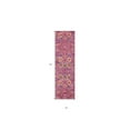 thumbnail image 3 of 10' Pink Floral Power Loom Runner Rug, 3 of 9