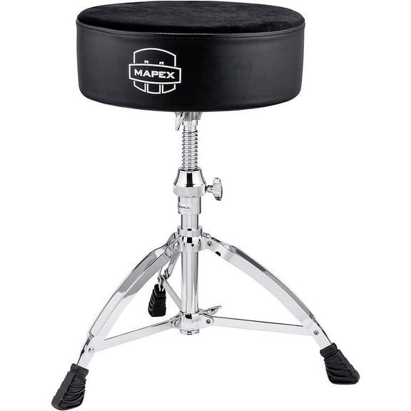 Mapex Round Top Drum Throne with Black Cloth Top