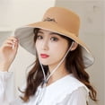 thumbnail image 3 of US Daisy Double-Sided UV Protection Wide Brim Bucket Hat Sun Beach Fisherman Cap, 3 of 3