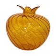thumbnail image 1 of Florero de cristal decorativo, ideal como regalo o para decorar la oficina. Maceta minimalista para plantas. Naranja, 1 of 9