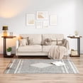 thumbnail image 3 of Small Side Table Set of 2 - C-Shaped Wood Sofa End Table with Metal Frame for Living Room, Bedroom, Small Spaces (Rustic Brown), 3 of 13