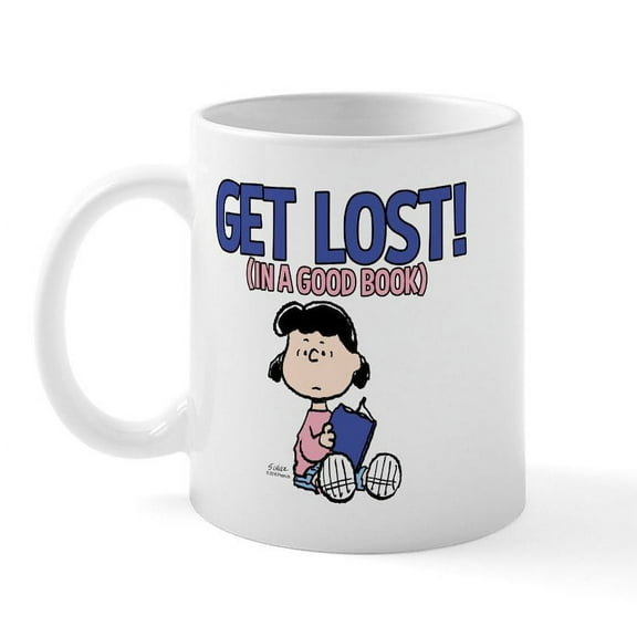CafePress - Lucy Get Lost Mug - 11 oz Ceramic Mug - Novelty Coffee Tea Cup