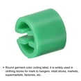 thumbnail image 4 of Uxcell Clothes Hanger Marker Blank Fit 3.5mm Rod for Garment Color Coding Green 300 Pack, 4 of 5