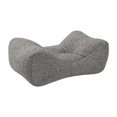 thumbnail image 1 of Almohada lumbar, cojín de respaldo para silla de escritorio, almohada ergonómica de soporte lumbar de diseño curvo para cama de viaje para mujeres Negro, 1 of 8