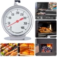 thumbnail image 3 of Lubelski Oven Thermometer Multi-purpose Heat Resistant Stainless Steel Hangable Large Dial Thermometer Kitchen Tools, 3 of 9