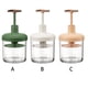 thumbnail image 4 of Injueey Herramienta de limpieza facial Espumador de burbujas Desmontable Lavable Látigo Crema Espuma Fabricante Botella Plástico Taza de Juegos de accesorios de baño Verde oscuro, 4 of 6