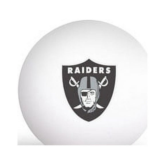 NFL Las Vegas Raiders Prime 6 Pack Ping Pong Balls