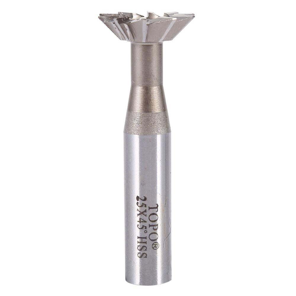 10mm 60 Degree 10 Flutes High Speed Steel Dovetail Cutter End Mill
