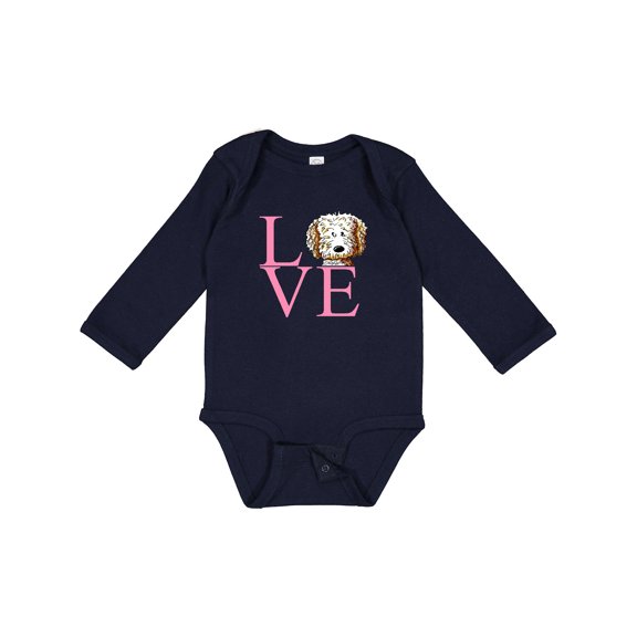 Inktastic Kiniart Doodle Love Boys or Girls Long Sleeve Baby Bodysuit