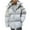 White, variant on Winter Coats for Women Women's Fall And Winter Loose Cotton Jacket Loose Coat Tops Long-sleeved Cotton Clothes Beat the Chill