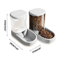 Bdday Cat Feeder Automatic Feeder and Waterer Set Dogs Cats Food Feeder and Water Dispenser Food Water Dispensers for Small Medium Big Bird Feeders