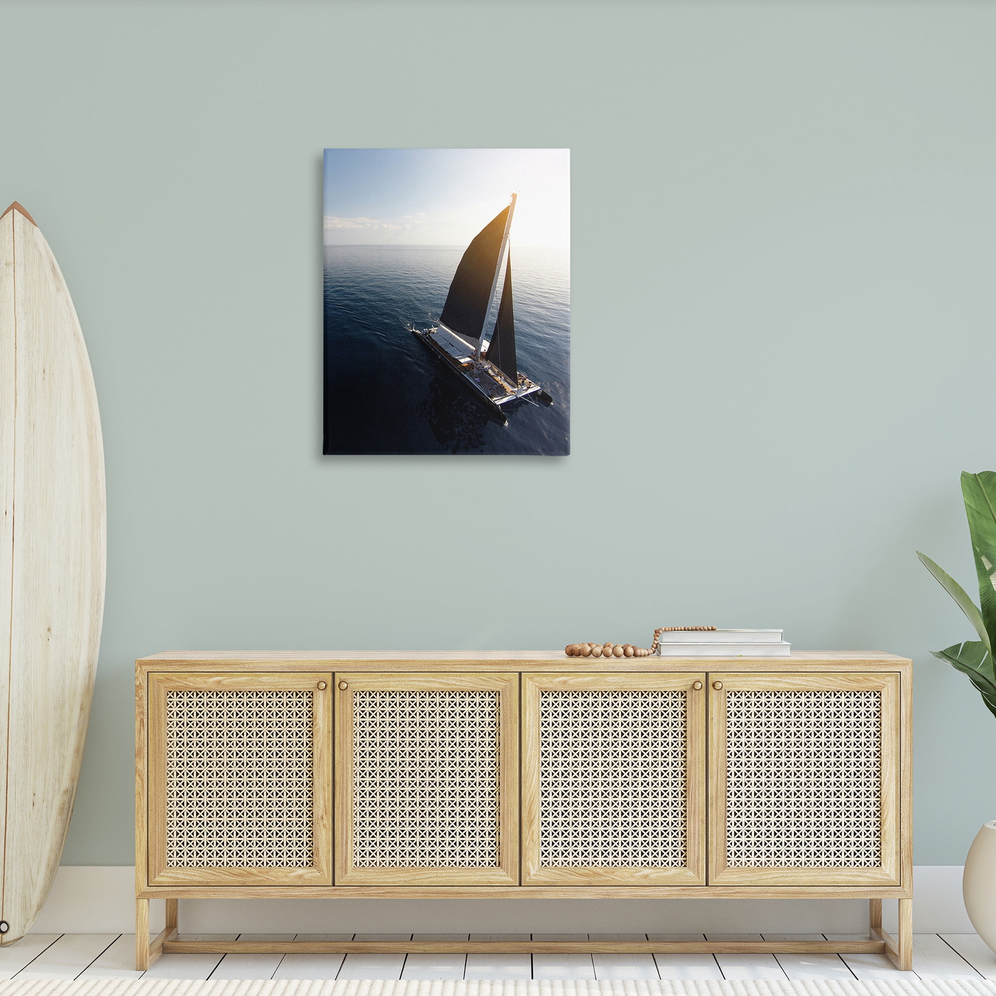 Stupell Industries Nautical Barge Photography Transportation Photography Gallery Wrapped Canvas Art Print Wall Art, 30 x 40