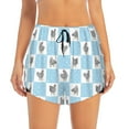 thumbnail image 2 of Goofa Funny Chicken Printed Women 2 in 1 Running Shorts,Quick Dry Athletic Workout Shorts,High Waisted Athletic Shorts with Liner Pockets-Medium, 2 of 9