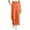 Orange, variant on JTSRKL Girls Summer Elastic High Waist Layered Ruffle Flare Bell Wide Leg Pants Loose Fit Casual Drawstring Harun Pants with Pockets Black 5-6 Years