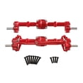 thumbnail image 4 of Ejes de delantero y trasero con tornillos actualizaciones piezas de accesorios de repuesto RC eje de auto juego para 1/12 a escala RC Hobby Car Rojo, 4 of 8