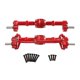 thumbnail image 4 of Juego de ejes de portal delantero y trasero para coche RC, accesorio ensamblado de repuesto con Rojo, 4 of 9