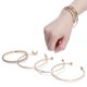 thumbnail image 4 of Heart Star Bracelet Shining Bracelet Exquisite Alloy Durable 4pcs Bracelet for Women for Daily Life ANGGREK Otros, 4 of 8