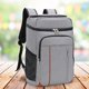 thumbnail image 4 of Bolsa térmica para comida Picnic Macarena Tela Oxford Impermeable Gran capacidad Elegante GRIS, 4 of 6