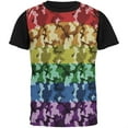 thumbnail image 1 of LGBT Camo Pride In The Military All Over Mens Black Back T Shirt, 1 of 1