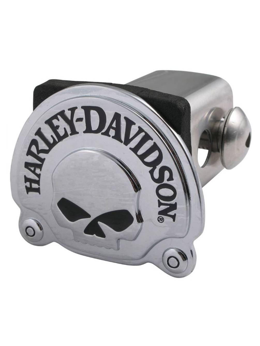 Harley-Davidson Trailer Tow Hitch Cover Plug Featuring The Willie G Skull 