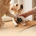 thumbnail image 2 of huayou Non Slip Dog Paw Protector Pads, Breathable Anti Wear Foot Stickers, 4 Pack, Decoration, for Pet Outdoor Use, 2.76x2.48 inch, Black, 2 of 7