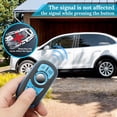 thumbnail image 6 of for Buick Key Fob Cover with Upgraded Anti-lost Luxury Keychains, Fashionable Matte Metallic Silver Soft Case for Enclave Encore Regal Tourx, 6 of 8