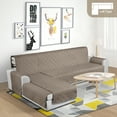 thumbnail image 5 of TAOCOCO Sectional Couch Cover Reversible Quilted Sofa Slipcovers L-Shaped Furniture Protector Cover-Waterproof-L-Brown, 5 of 7