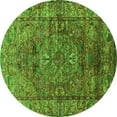 thumbnail image 1 of Ahgly Company Indoor Round Oriental Green Industrial Area Rugs, 8' Round, 1 of 4