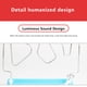 thumbnail image 2 of Games Adults Electric Shock Bump Maze Electric Shock Games for Kids Don't Buzz The Wire Game Toy Super Nerve Wire Ski heqiyong LED, 2 of 2