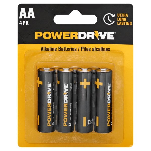 Powerdrive LDR64B Power Drive Alkaline Aa 4pk