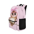 thumbnail image 2 of Psesaysky Cute Owl Heart Glasses Backpack for Girls,School Large Bookbag Boys Lightweight Daypack, 2 of 7