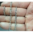 thumbnail image 5 of 14K 24in White Gold Diamond Cut/TexturedCable Chain with Lobster Clasp, Approx 14.5g, 5 of 10