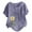 #1-Purple, variant on Patlollav Womens Short Sleeve Tops Plus Size Casual Loose Button Cotton Linen Top